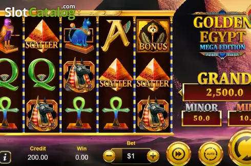 Οθόνη2. Golden Egypt Mega Edition Κουλοχέρης