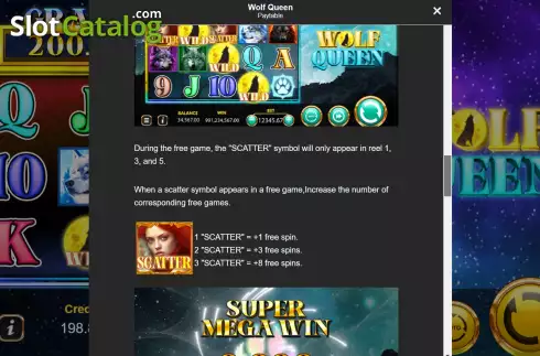 Οθόνη9. Wolf Queen (Manna Play) Κουλοχέρης