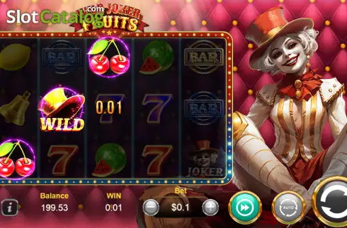 Οθόνη4. Wild Joker Fruits Κουλοχέρης