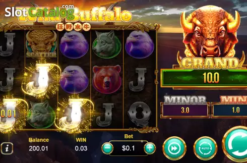 Οθόνη3. Wild Buffalo (Manna Play) Κουλοχέρης