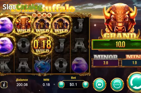 Οθόνη4. Wild Buffalo (Manna Play) Κουλοχέρης