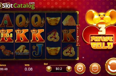 Οθόνη3. Golden Mouse 3 Κουλοχέρης