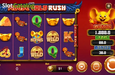 Οθόνη2. Mouse Gold Rush Κουλοχέρης