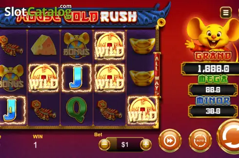 Οθόνη3. Mouse Gold Rush Κουλοχέρης