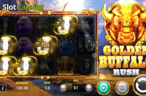 Οθόνη3. Golden Buffalo Rush Κουλοχέρης