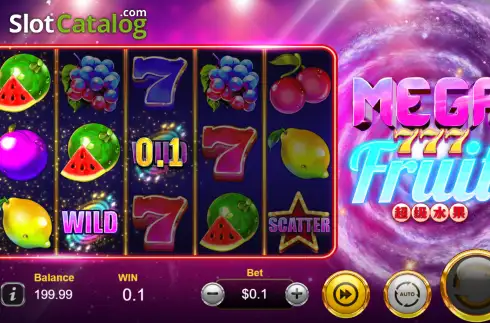 Οθόνη3. Mega Fruits 777 Κουλοχέρης