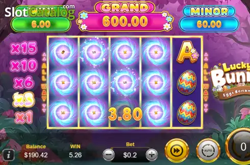 Οθόνη3. Lucky Bunny: Eggs Bonanza Κουλοχέρης