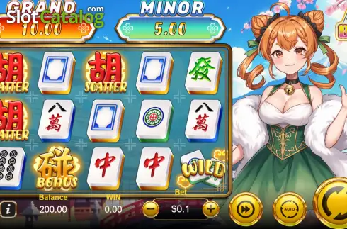 Οθόνη2. Lucky Calico Mahjong Κουλοχέρης