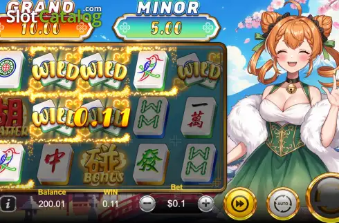 Οθόνη3. Lucky Calico Mahjong Κουλοχέρης
