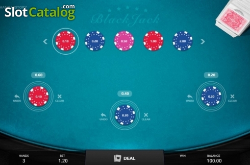 Οθόνη2. Blackjack (Mascot Gaming) Κουλοχέρης