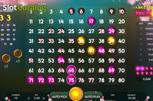 Οθόνη4. Amaterasu Keno Κουλοχέρης