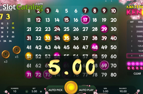Οθόνη5. Amaterasu Keno Κουλοχέρης