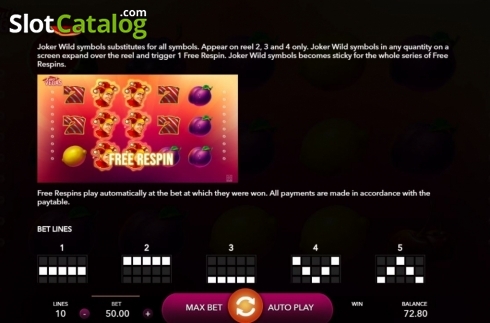 Οθόνη6. Fruit Vegas Κουλοχέρης 