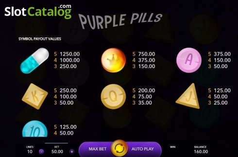 Οθόνη4. Purple Pills Κουλοχέρης