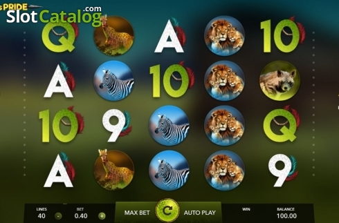 Οθόνη2. Lion's Pride (Mascot Gaming) Κουλοχέρης