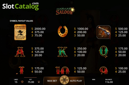 Οθόνη6. CanCan Saloon Κουλοχέρης