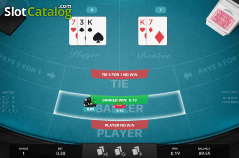 Οθόνη5. Mini Baccarat (Mascot Gaming) Κουλοχέρης