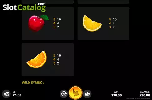 Οθόνη8. Twin Fruits of Olympus Κουλοχέρης