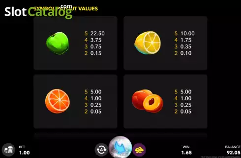 Οθόνη5. Fruit Disco: Megastacks Κουλοχέρης