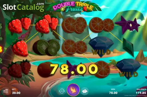 Οθόνη3. Double Triple Fruits Κουλοχέρης
