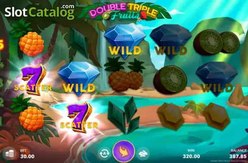 Οθόνη5. Double Triple Fruits Κουλοχέρης