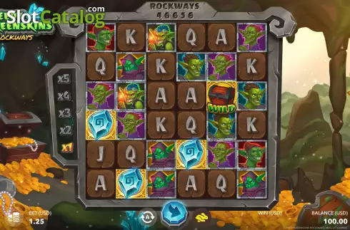 Οθόνη3. Greedy Greenskins Rockways Κουλοχέρης 