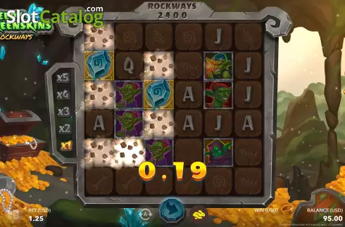Οθόνη4. Greedy Greenskins Rockways Κουλοχέρης 