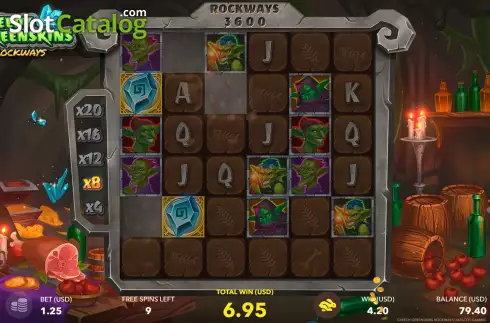 Οθόνη8. Greedy Greenskins Rockways Κουλοχέρης 