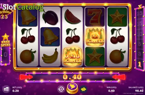 Οθόνη3. Fruit Machine x25 Κουλοχέρης