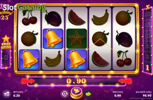 Οθόνη4. Fruit Machine x25 Κουλοχέρης