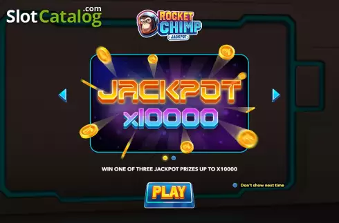 Οθόνη2. Rocket Chimp Jackpot Κουλοχέρης