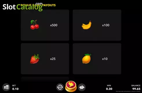 Οθόνη9. Fruit Machine Mega Bonus Κουλοχέρης