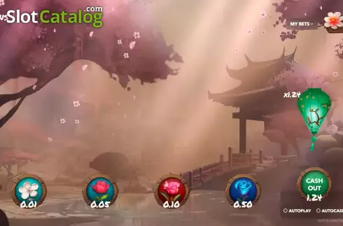 Οθόνη2. Paper Lanterns Crash Game Κουλοχέρης 