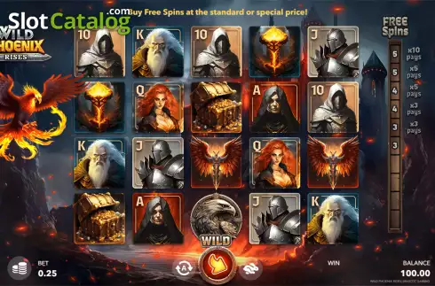 Οθόνη2. Wild Phoenix Rises Κουλοχέρης