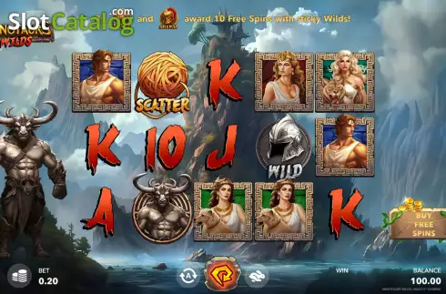 Οθόνη2. Minotaurs Wilds Κουλοχέρης
