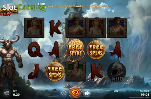 Οθόνη4. Minotaurs Wilds Κουλοχέρης