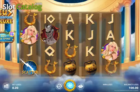 Οθόνη2. Zeus The Thunderer Deluxe Κουλοχέρης