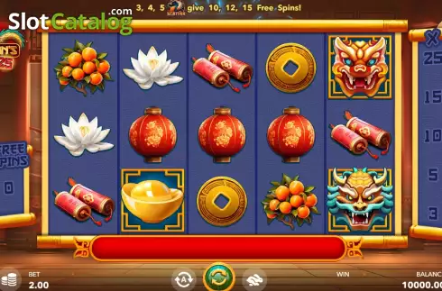 Οθόνη2. Dragon's Lucky 25 Κουλοχέρης