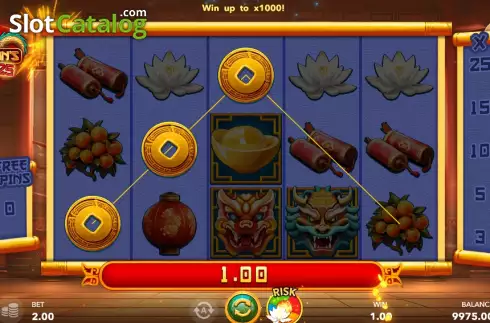Οθόνη3. Dragon's Lucky 25 Κουλοχέρης
