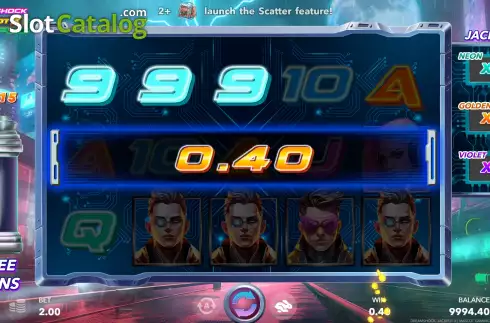 Οθόνη3. Dreamshock: Jackpot X Κουλοχέρης