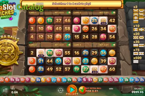 Οθόνη3. Mayan Riches Bingo Κουλοχέρης