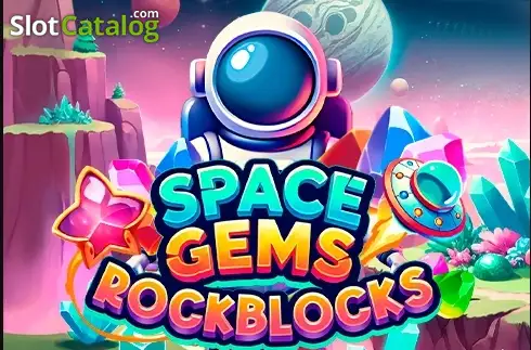 Space Gems Rockblocks Λογότυπο Space Gems Rockblocks Λογότυπο