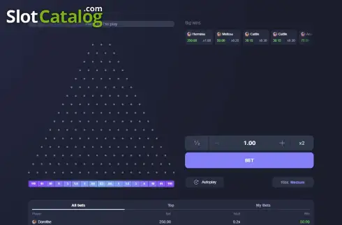 Οθόνη2. Plinko Pop (Mascot Gaming) Κουλοχέρης