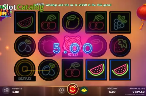 Οθόνη3. Lucky Fruity Coin Κουλοχέρης 