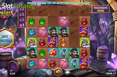 Οθόνη2. Princess & Dwarfs Deluxe Κουλοχέρης