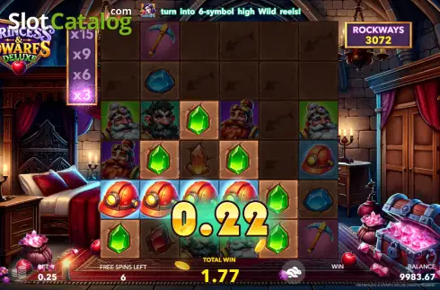 Οθόνη3. Princess & Dwarfs Deluxe Κουλοχέρης
