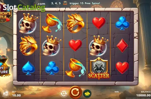 Οθόνη2. Gryphon's Castle Deluxe Κουλοχέρης