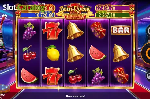 Οθόνη2. Spin Queen Κουλοχέρης
