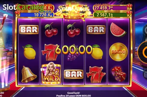 Οθόνη3. Spin Queen Κουλοχέρης