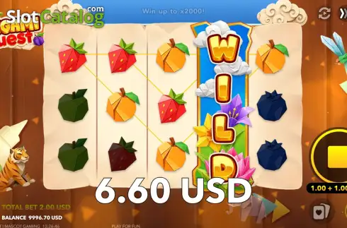 Οθόνη3. Origami Quest Κουλοχέρης